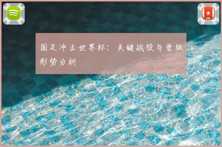 国足冲击世界杯：关键战役与晋级形势分析